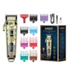 Tông Đơ Cắt Tóc VGR V-005 Lưỡi Đơn Thép Không Gỉ, Kim Loại Nguyên Khối