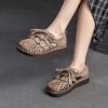 GIÀY DA BÒ HANDMADE ĐẾ CAO SU G25 ( TẶNG VÒNG RETRO)