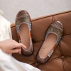 GIÀY DA BÒ HANDMADE ĐẾ CAO SU G33 ( TẶNG VÒNG RETRO)