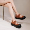 GIÀY DA BÒ HANDMADE ĐẾ CAO SU G42 ( TẶNG VÒNG RETRO)