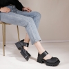 GIÀY DA BÒ HANDMADE ĐẾ CAO SU G48 ( TẶNG VÒNG RETRO)