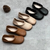 GIÀY DA BÒ HANDMADE ĐẾ CAO SU G17 ( TẶNG VÒNG RETRO)