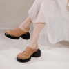 GIÀY DA BÒ HANDMADE ĐẾ CAO SU G46 ( TẶNG VÒNG RETRO)