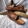 GIÀY DA BÒ HANDMADE ĐẾ CAO SU G36 ( TẶNG VÒNG RETRO)
