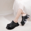 GIÀY DA BÒ HANDMADE ĐẾ CAO SU G44 ( TẶNG VÒNG RETRO)