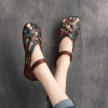 GIÀY DA BÒ HANDMADE ĐẾ CAO SU G15 ( TẶNG VÒNG RETRO)