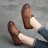 GIÀY DA BÒ HANDMADE ĐẾ CAO SU G11 ( TẶNG VÒNG RETRO)