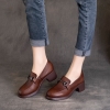 GIÀY DA BÒ HANDMADE ĐẾ CAO SU G12 ( TẶNG VÒNG RETRO)
