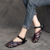 GIÀY DA BÒ HANDMADE ĐẾ CAO SU G15 ( TẶNG VÒNG RETRO)