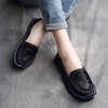 GIÀY DA BÒ HANDMADE ĐẾ CAO SU G16 ( TẶNG VÒNG RETRO)