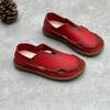 GIÀY DA BÒ HANDMADE ĐẾ CAO SU G23 ( TẶNG VÒNG RETRO)