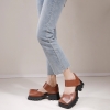 GIÀY DA BÒ HANDMADE ĐẾ CAO SU G48 ( TẶNG VÒNG RETRO)