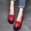 GIÀY DA BÒ HANDMADE ĐẾ CAO SU G16 ( TẶNG VÒNG RETRO)