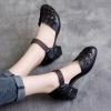 GIÀY DA BÒ HANDMADE ĐẾ CAO SU G51 (TẶNG VÒNG RETRO)
