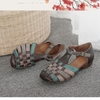 GIÀY DA BÒ HANDMADE ĐẾ CAO SU G10 ( TẶNG VÒNG RETRO)