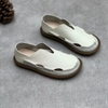 GIÀY DA BÒ HANDMADE ĐẾ CAO SU G23 ( TẶNG VÒNG RETRO)