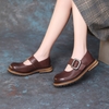 GIÀY DA BÒ HANDMADE ĐẾ CAO SU G57 (TẶNG VÒNG RETRO)