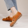GIÀY DA BÒ HANDMADE ĐẾ CAO SU G40 ( TẶNG VÒNG RETRO)