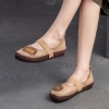 GIÀY DA BÒ HANDMADE ĐẾ CAO SU G29 ( TẶNG VÒNG RETRO)