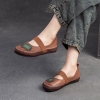 GIÀY DA BÒ HANDMADE ĐẾ CAO SU G29 ( TẶNG VÒNG RETRO)