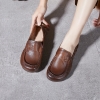 GIÀY DA BÒ HANDMADE ĐẾ CAO SU G37 ( TẶNG VÒNG RETRO)