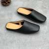 GIÀY DA BÒ HANDMADE ĐẾ CAO SU G01 ( TẶNG VÒNG RETRO)