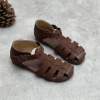 GIÀY DA BÒ HANDMADE ĐẾ CAO SU G08 ( TẶNG VÒNG RETRO)