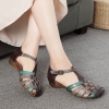 GIÀY DA BÒ HANDMADE ĐẾ CAO SU G10 ( TẶNG VÒNG RETRO)
