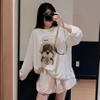 [Jemcloset] SET ĐỒ ÁO THUN TAY DÀI + QUẦN SHORT BÍ FORM RỘNG - KOSI+ZIKAT - 8248