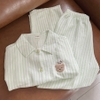 SET BỘ QUẦN DÀI + ÁO TAY NGẮN HOẠ TIẾT SỌC CHẤT ĐŨI SỌC HÀN FORM RỘNG - YOBE - 8208 - JEMCLOSET