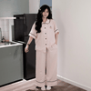 [Jemcloset] SET MIZI - SET ĐỒ BỘ BỘ NGỦ QUẦN DÀI ÁO TAY NGẮN FORM RỘNG CHẤT ĐŨI HÀN - MIZI - 8251