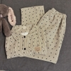 SET BỘ QUẦN DÀI + ÁO TAY NGẮN HOẠ TIẾT SỌC CHẤT ĐŨI SỌC HÀN FORM RỘNG - NEZI - 8216 - JEMCLOSET