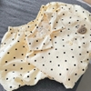 [Jemcloset] SET BỘ ĐỒ QUẦN NGẮN BÍ+ TAY NGẮN FORM RỘNG HOẠ TIẾT CHẤM BI CHẤT ĐŨI HÀN MỊN - ZALY - 8236