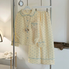 [Jemcloset] SET HENY - SET BỘ ĐỒ NGỦ QUẦN ÁO TAY DÀI CHẤM BI FORM RỘNG CHẤT VẢI ĐŨI HÀN -  HENY - 8249
