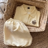 [Premium] [JEMCLOSET] SET BỘ ĐỒ ÁO TAY NGẮN + QUẦN NGẮN BÍ FORM RỘNG CHẤT VẢI ĐŨI HÀN MỊN - YUSI - 8232