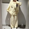 SET BỘ ĐỒ NGỦ QUẦN DÀI TAY DÀI FORM RỘNG CHẤT VẢI COTTON HÀN - PININ - 8224 - JEMCLOSET