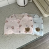 SET BỘ QUẦN DÀI + ÁO TAY NGẮN HOẠ TIẾT SỌC NƠ GẤU CHẤT ĐŨI SỌC HÀN MỊN 100% COTTON FORM RỘNG - DAEN - 8229 - JEMCLOSET