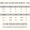 [Premium] [JEMCLOSET] SET BỘ ĐỒ ÁO TAY NGẮN + QUẦN NGẮN BÍ FORM RỘNG CHẤT VẢI ĐŨI HÀN MỊN - YUSI - 8232