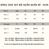 [JEMCLOSET] SET BỘ ĐỔ ÁO TAY NGẮN + QUẦN NGẮN BÍ FORM RỘNG CHẤT VẢI ĐŨI HÀN MỊN - ELIN - 8234