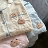 [Jemcloset] Set BEZI - Set đồ bộ, bộ đồ ngủ form rộng quần dài áo tay dài chất vãi đũi hàn - BEZI - 8244