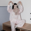 [Jemcloset] Set MIJI - Set đồ bộ, bộ đồ ngủ form rộng quần dài áo tay dài chất vãi đũi hàn - MIJI - 8246