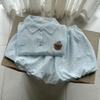 [Jemcloset] SET BỘ ĐỒ QUẦN NGẮN BÍ+ TAY NGẮN FORM RỘNG HOẠ TIẾT CHẤM BI CHẤT ĐŨI HÀN MỊN - SOLY - 8237