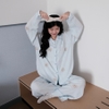 [Jemcloset] Set MIJI - Set đồ bộ, bộ đồ ngủ form rộng quần dài áo tay dài chất vãi đũi hàn - MIJI - 8246