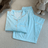 [Jemcloset] Set MYNA - Set đồ bộ 100% cotton, bộ đồ ngủ form rộng quần dài áo tay dài - MYNA - 8247