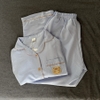 [Premium] [Jemcloset]Set đồ bộ ngủ quần dài + áo tay ngắn, bộ ngủ dài form rộng chất đũi Hàn mịn - DARIN - 8203