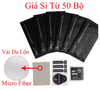 Bộ Phụ Kiện Dán Cường Lực Skin PPF - Khăn Lau Sạch Từ Vải Da Lộn Micro Fiber - Sticker Lấy Bụi - Giấy Ướt Tẩm Cồn