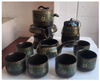 Bộ ấm chén trà đạo cối xay bằng gốm sứ cao cấp, Bộ ấm trà tử sa - Tea Set