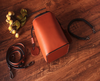 Túi da handmade đỏ - Girl Accessory