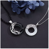 Mặt Dây Chuyền Hạt Tròn Dành Cho Nữ Màu Trắng Đen - Girl Accessory