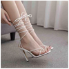 Giày/guốc sandal cao gót đan dây cao gót 9cm - Girl Accessory